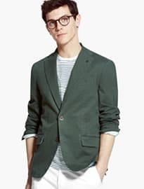 He By Mango Slim-fit Corduroy Blazer