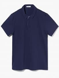 He By Mango Stretch Cotton Polo Shirt