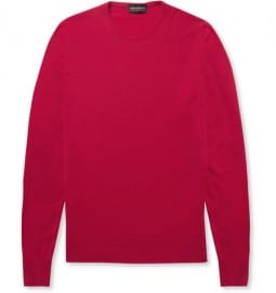 John Smedley Marcus Crew Neck Merino Wool Sweater