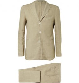 Boglioli Brown K Linen Suit