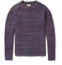 Folk Flecked Knitted Cotton Sweater