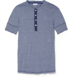 Schiesser Cotton-jersey Henley T-shirt