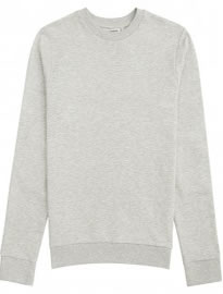 Reiss 1971 Zetland Relaxed Sweatshirt Grey Marl