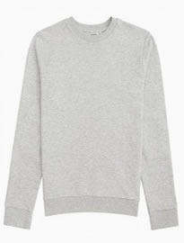 Reiss 1971 Zetland Relaxed Sweatshirt Grey Marl 69