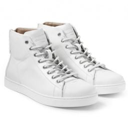 Gianvito Rossi Full-grain Leather High-top Sneakers