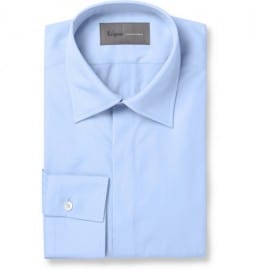 Kilgour Blue Cotton-poplin Shirt
