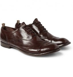 Officine Creative High-shine Leather Oxford Shoes