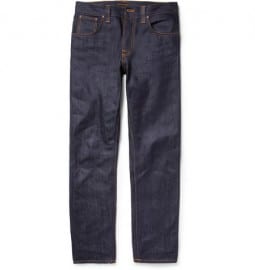 Nudie Jeans Steady Eddie Regular-fit Organic Dry-denim Jeans