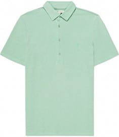 Reiss Westin Pique Polo Shirt With Logo Mint