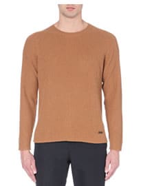 Burberry London Ribbed-knit Cashmere Jumper