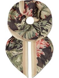 Dries Van Noten Floral Print Scarf