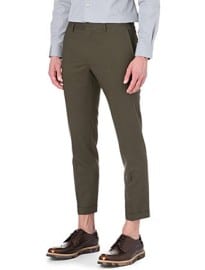 Paul Smith Mainline Flat-front Cropped Trousers