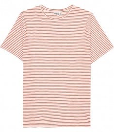 Reiss Sandy Classic Stripe T-shirt Orange