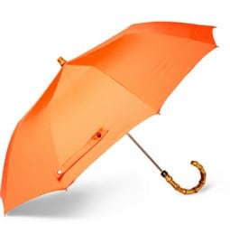 London Undercover Collapsible Bamboo-handle Umbrella