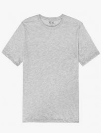 Reiss Bless Marl Crew Neck T-shirt Grey Melange