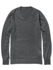 John Smedley Bobby Merino Wool V-neck Sweater