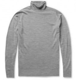 John Smedley Belvoir Rollneck Merino Wool Sweater