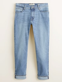 He By Mango Slim-fit Light Wash Jan Jeans