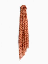 He By Mango Paisley Cotton Scarf