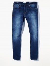 He By Mango Slim-fit Dark Wash Tim Jeans