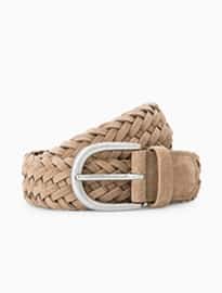 He By Mango Suede Braided Belt