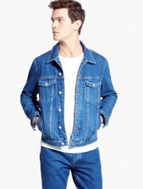 He By Mango Medium Wash Denim Jacket