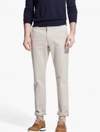 He By Mango Straight-fit Cotton Chinos