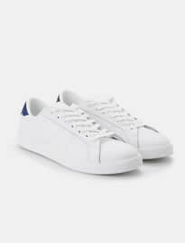 He By Mango Leather Sneakers