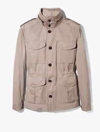 He By Mango Concealed Hood Field Jacket