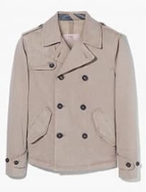 He By Mango Cotton Canvas Coat