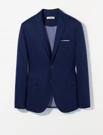 He By Mango Unstructured Jersey Blazer
