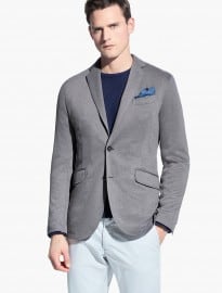 He By Mango Unstructured Jersey Blazer