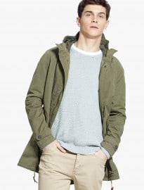 He By Mango Incorporated-visor Hooded Parka