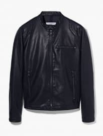 He By Mango Elbow-patch Zipped Jacket