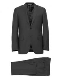 Canali Grey Wool Travel Suit