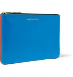 Comme Des Garcons Zipped Leather Pouch