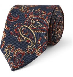 Drakes Paisley-patterned Silk Tie