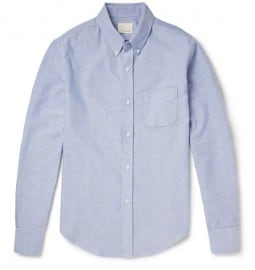 Band Of Outsiders Slim-fit Cotton-oxford Shirt