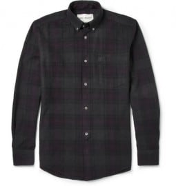 Our Legacy Overdyed Check Cotton Shirt