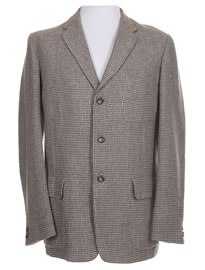 Harris Tweed Blue & Grey Checked Suit Jacket