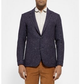 Oliver Spencer Unstructured Wool-tweed Blazer