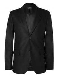 A.p.c. Black Wool Suit
