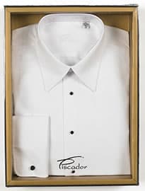 Plain White Marcella Front Classic Point Shirt