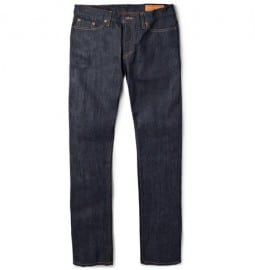 Jean Shop Slim-fit Rinsed Selvedge Jeans