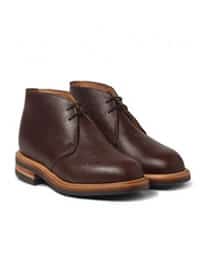 Mark Mcnairy Pebble-grain Leather Desert Boots