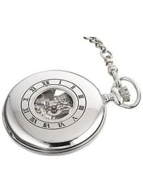 Half Hunter Skeleton Fob Watch