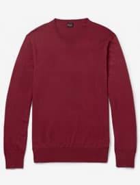 Ps By Paul Smith Contrast-tipping Cotton Crew Neck Sweater