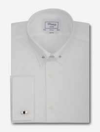 T.m.lewin London Slim Fit White Pin-collar Shirt