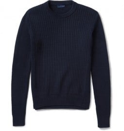Lanvin Ribbed-knit Cotton Sweater