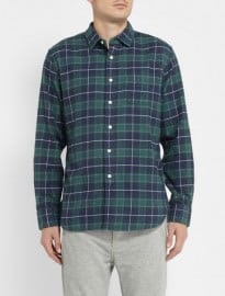 Grayers Checked Cotton-flannel Shirt